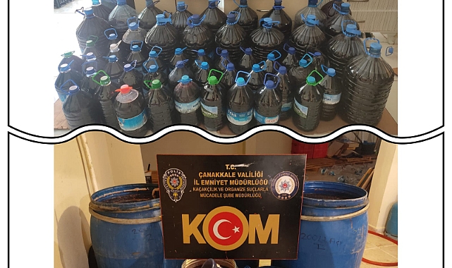 Çanakkale İl Emniyet Müdürlüğü'nden Kaçakçılıkla Mücadele Operasyonu