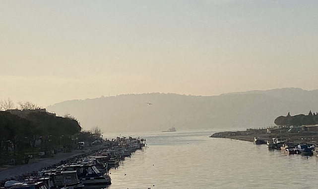 Çanakkale sis ile uyandı