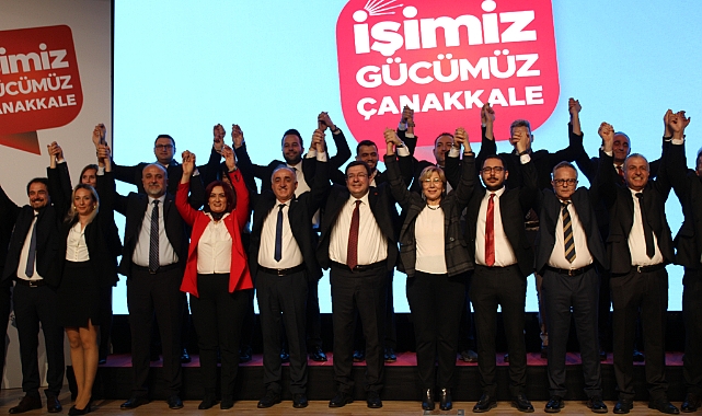 CHP Çanakkale'de adaylarını ve projelerini tanıttı