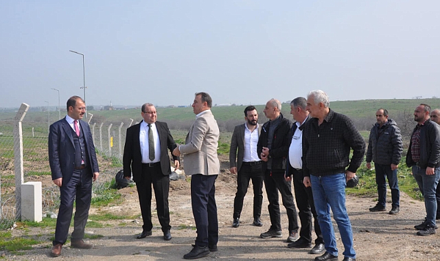 Dolu, Gümüşçay Sera OSB projesi ve güneş enerji santrali tesislerini ziyaret etti