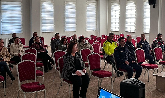 Eceabat'ta okulların güvenliği konuşuldu