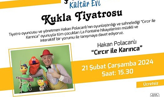 Hakan Polatlı'nın "Cırcır ile Karınca" Oyununu Sahnede