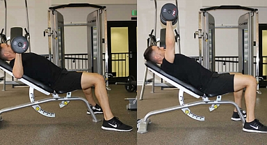 İncline Dumbbell Press: Üst Gövde Güçlendirme Egzersizi
