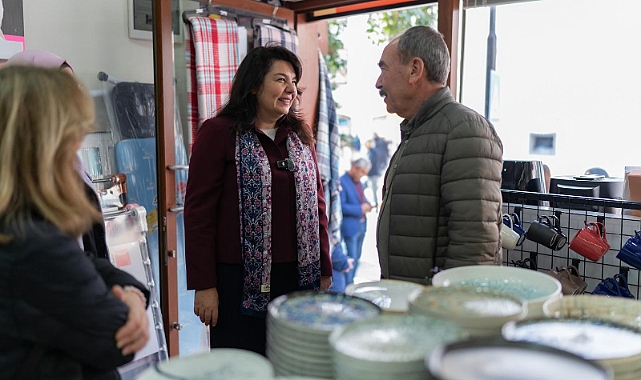 İskenderoğlu, Değirmenlik sokak'ta esnaf ziyareti gerçekleştirdi