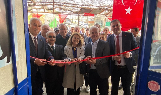 Kavakköy'de CHP seçim ofisi açıldı