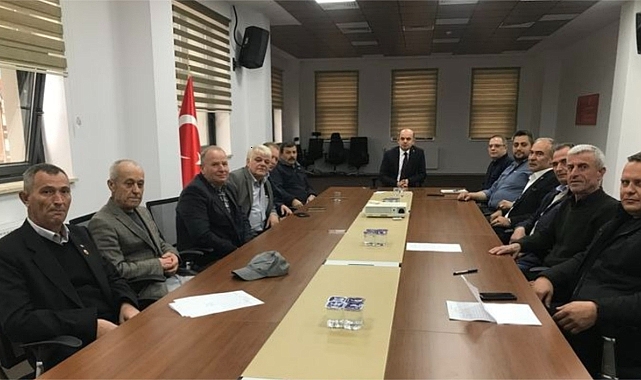 Kaymakam Nebioğlu, muhtarlarla buluştu