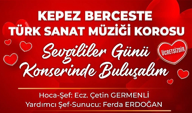 Kepez’ de Sevgililer Günü Konseri