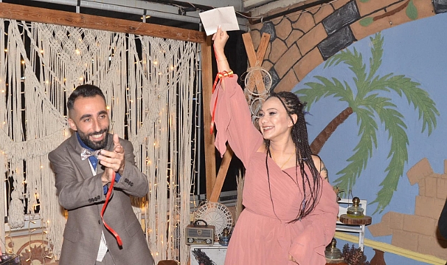 Nişanda, can dostları unutulmadı