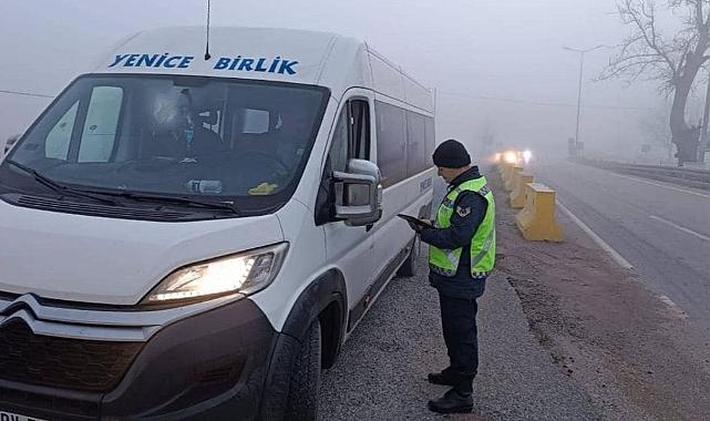 Okul servisleri denetlendi