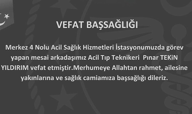 Tekniker Pınar Tekin Yıldırım hayata etti