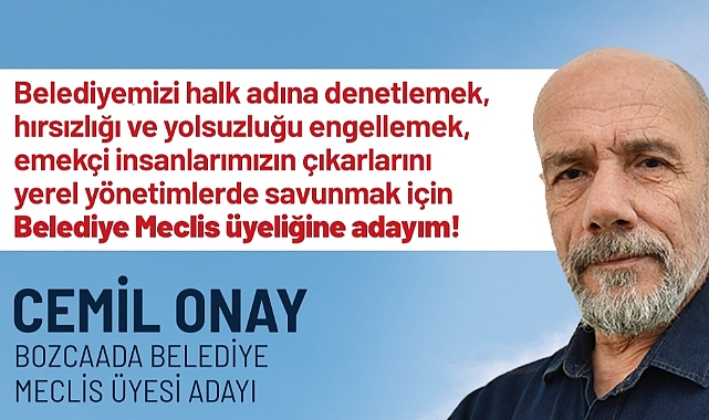 TKP'li Onay adaylığını açıkladı