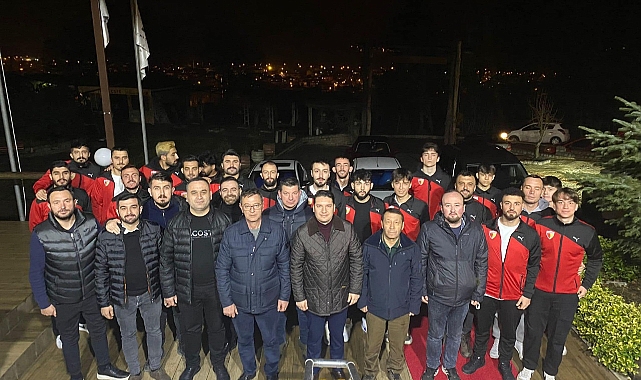 Yenice'de yemekte bir araya geldiler