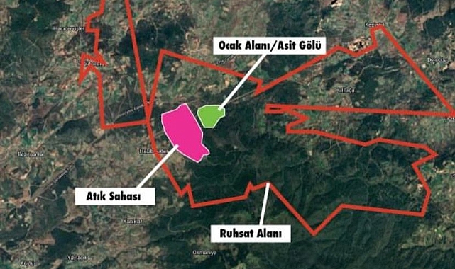 "Zehir dağı ve asit gölüyle yaşamak istemiyoruz"