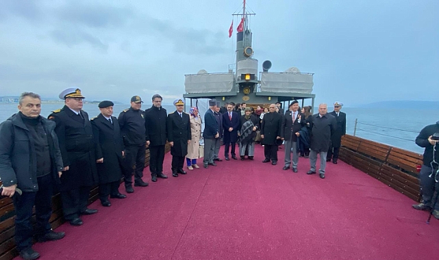 109. yılında Nusret Mayın Gemisi’nde anma töreni