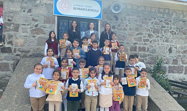 Assos'ta çocuklar Sınıf Arkadaşım Homeros ile buluştu