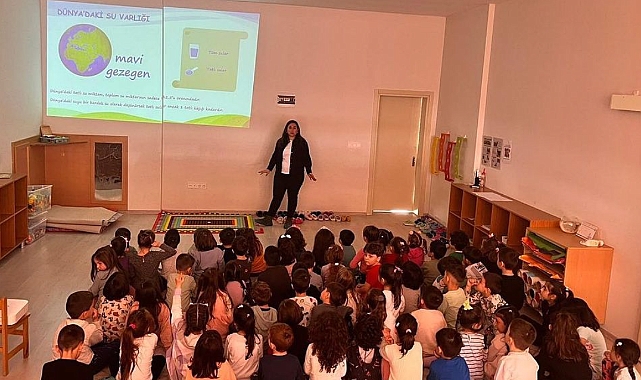 Ata'm Kreşinde su verimliliği sunumu gerçekleştirdi