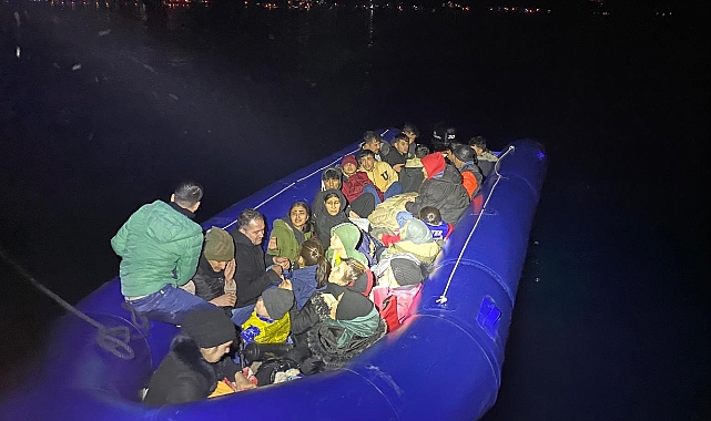 Ayvacık'ta 31 düzensiz göçmen yakalandı