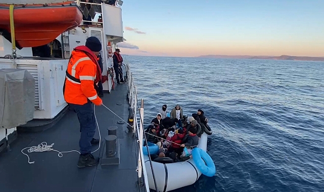 Ayvacık’ta düzensiz göçmen operasyonu