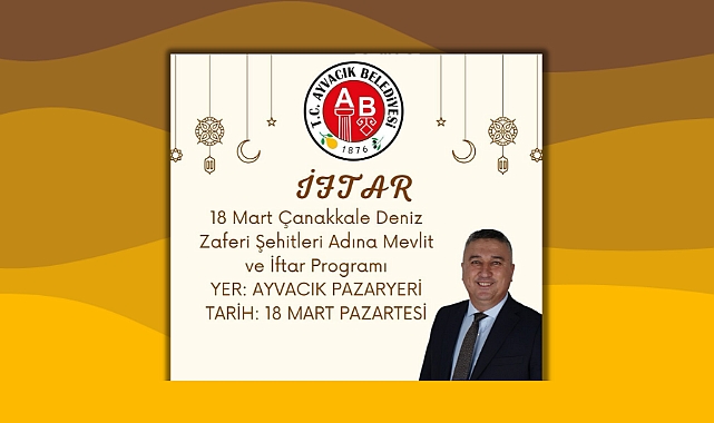 Ayvacık’ta iftar programı