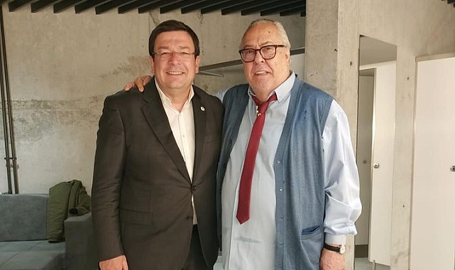 Başkan Adayı Erkek, Rutkay Aziz'i ziyaret etti