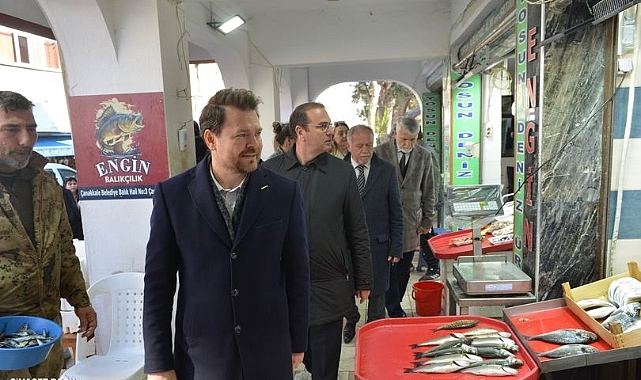 Başkan adayı Kunt’tan Balık Hali ziyareti