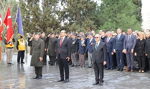 Başkan Özacar, anma törenine katıldı