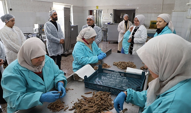 Başkan Özacar'dan fabrika ziyareti