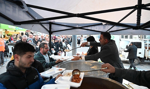 Biga Belediyesi, Hamdibey mahallesi iftar etkinliğine katılanları teşekkür etti