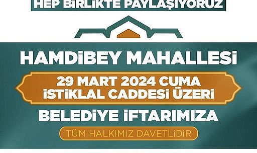 Biga Belediyesi'nden Ramazan iftar programı duyurusu