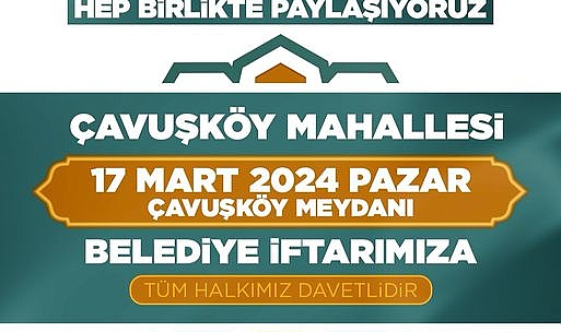 Biga Belediyesi, Ramazan'ın Bereketini Çavuşköy mahallesi meydanında paylaşıyor!