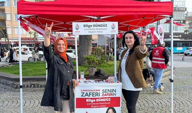 Bilge Gündüz, Çanakkale esnafını ziyaret etti