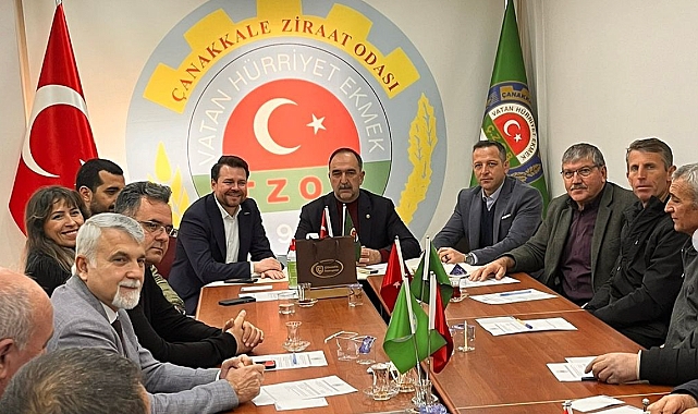 Burak Kunt, Çanakkale Ziraat Odası’nı ziyaret etti