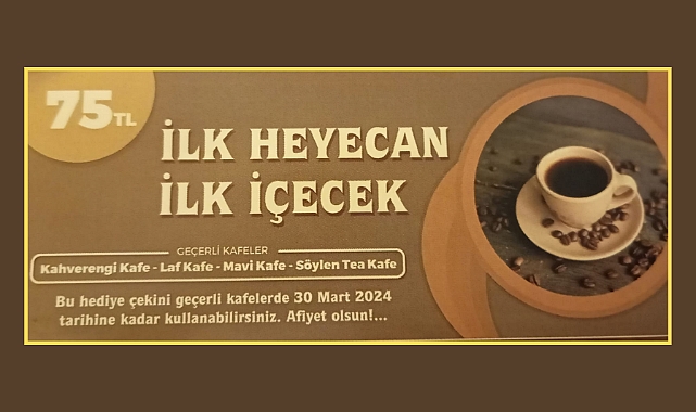 Çan’da Ersin Çetin’den gençlere kahve jesti