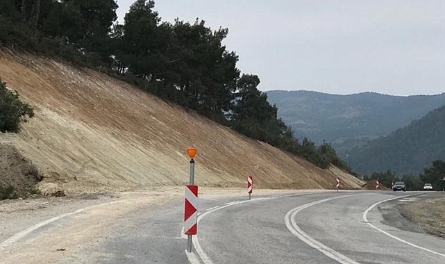 Çanakkale-Çan yolunda çalışma