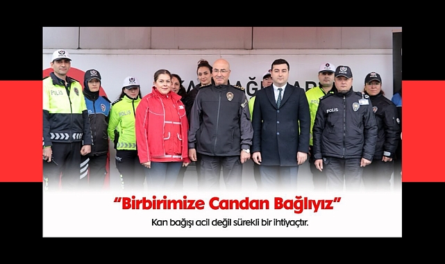Çanakkale Emniyet’ten Kızılay’a bağış