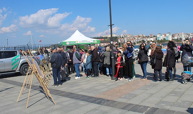 "Çanakkale Orman Bölge Müdürlüğü, 18 Mart anısına fidan dağıtımı ve resim sergisi düzenledi"