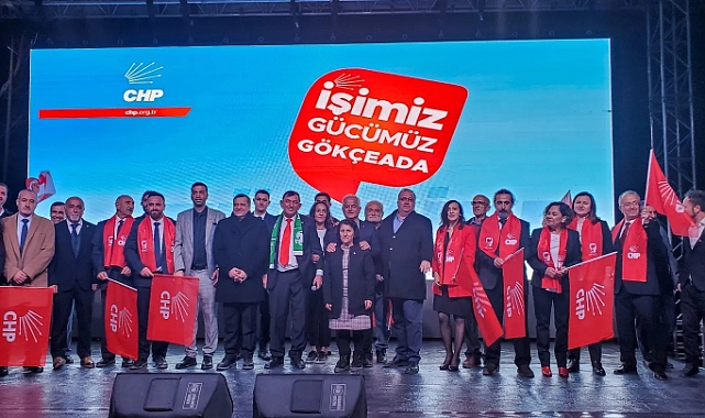 CHP Gökçeada aday tanıtım toplantısı gerçekleşti