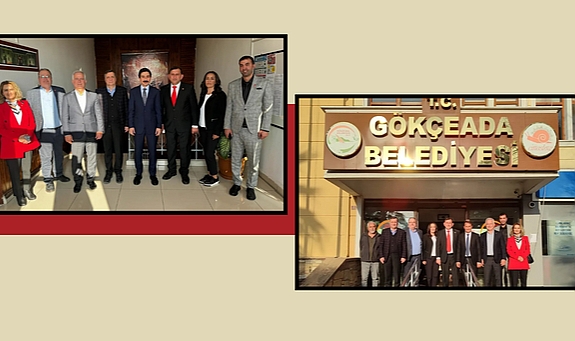 CHP heyeti Gökçeada’da
