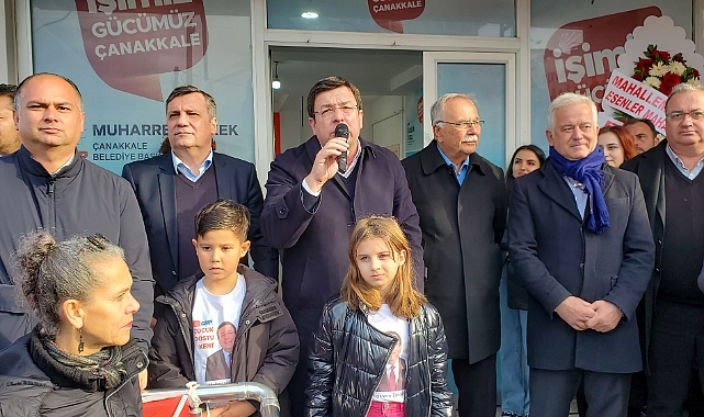 CHP'li Erkek: Çanakkale'de ranta, talana asla müsaade etmeyeceğiz