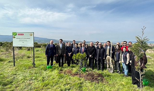 Dardanel 40. Yıl Kutlamalarında hatıra ormanıyla yeşil bir miras bıraktı