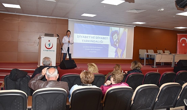Devlet Hastanesi’nde diyabet eğitimleri verildi