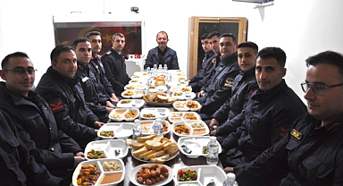 Erdinç Dolu, İlçe Jandarma personeliyle iftar sofrasında buluştu