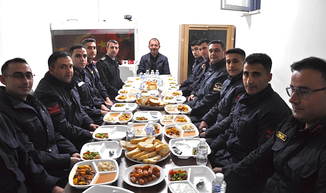 Erdinç Dolu, İlçe Jandarma personeliyle iftar sofrasında buluştu