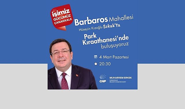 Erkek, Park Kıraathanesi’ne geliyor