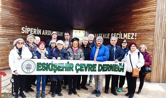 Eskişehir Çevre Derneği, Çanakkale'ye anlamlı bir gezi düzenledi