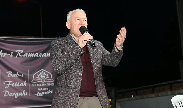 Eyüp Yılmaz ve Eşi Hacer Yılmaz, Şen mahalle’deki iftar programına katıldı
