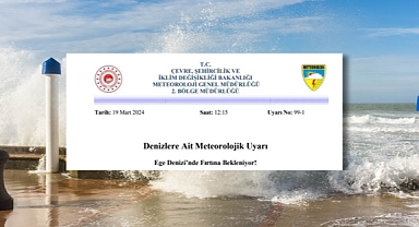 Fırtına uyarısı geldi