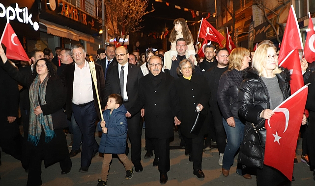 Gelibolu'da “Şehitlerimize Saygı Yürüyüşü”