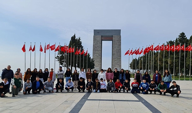 Geyikli'de öğrenciler şehitlik turuna çıktı