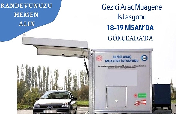 Gökçeadalılara TÜVTÜRK müjdesi